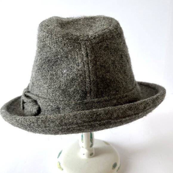 Dobbs Fifth Avenue 100% Wool Hat Vintage, Gray, Size 7 1/8, Great Look! - Picture 4 of 16